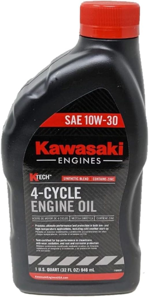 Kawasaki 99969-6081 Pack of 6 Quarts 4 Cycle Engine Oil 10W-30