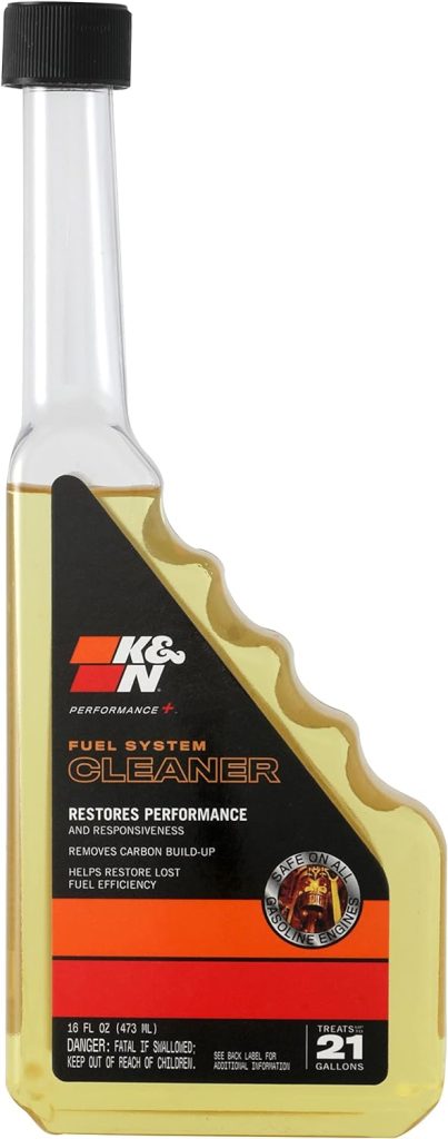 KN Performance+ Fuel System Cleaner: Restores Performance and Acceleration, 16 Ounce Bottle Treats up to 21 Gallons, 99-2050 , Black
