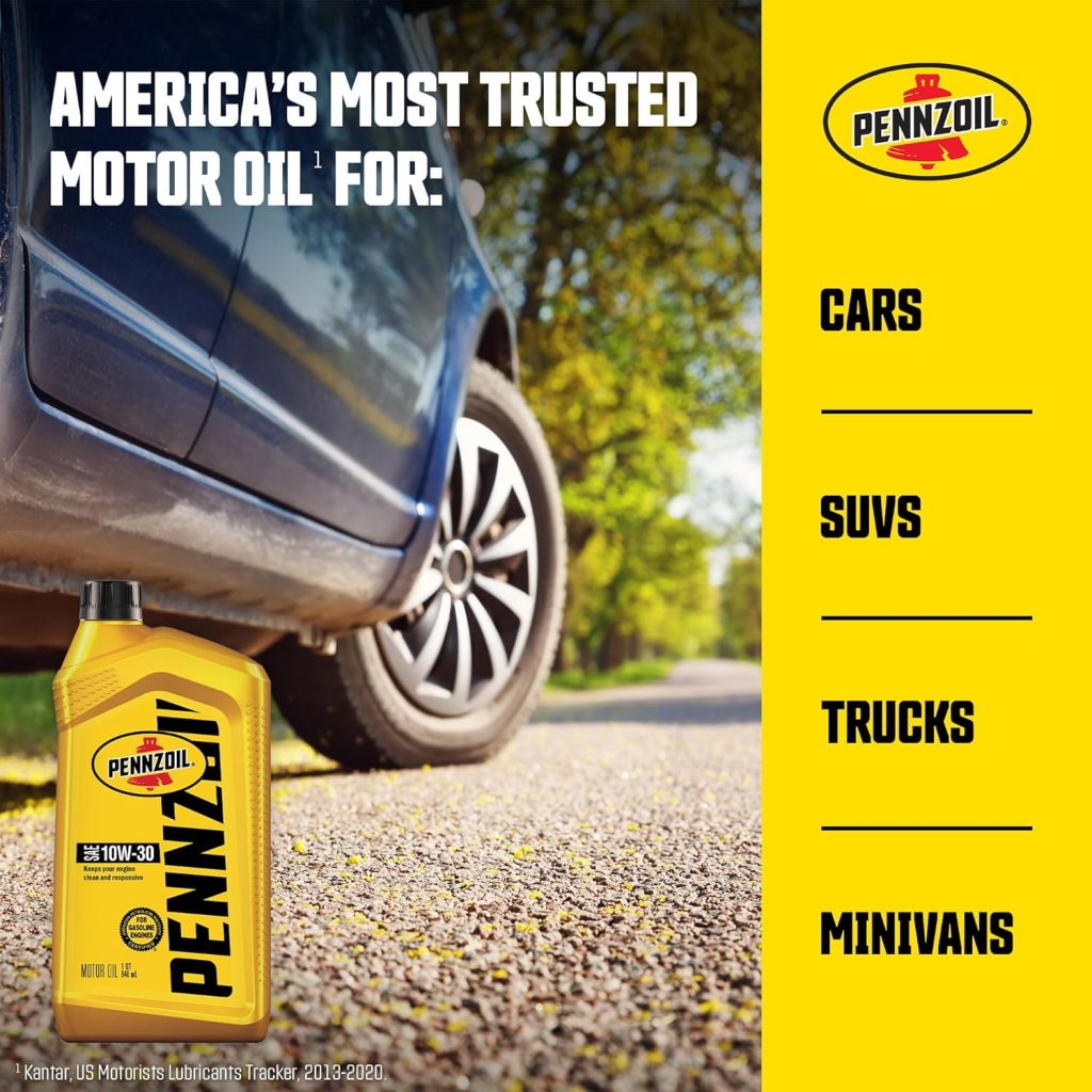 pennzoil conventional 10w 30 motor oil 5 quart single pack review
