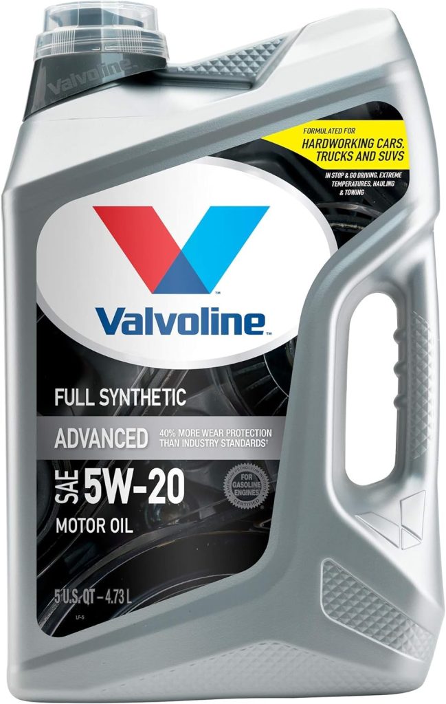 valvoline advanced full synthetic sae 5w 30 motor oil 5 qt review