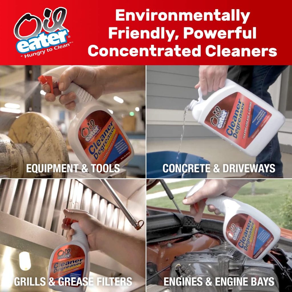 oil eater original 1 gallon cleaner degreaser dissolve grease oil and heavy duty stains professional strength 3