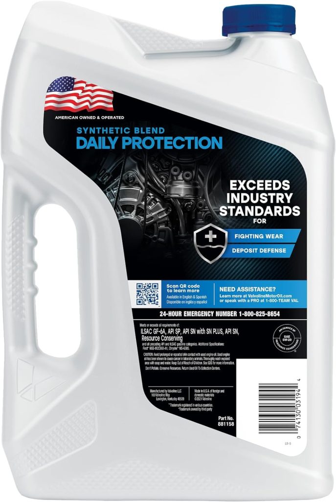 valvoline daily protection 10w 40 conventional motor oil 1 qt case of 6 packaging may vary 3